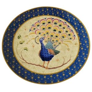 Ashdene Peacock Fantasy Dinner Plate 10.5"